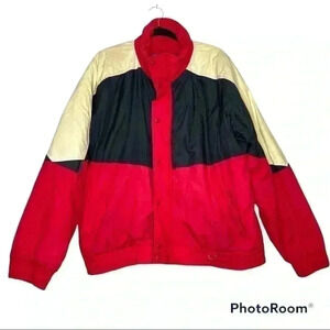 Vintage Fieldmaster Color Block Winter Ski Jacket, Retro